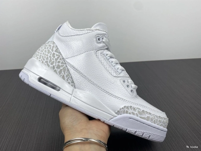 Reps TBK Air PS 'Triple 3 Jordan 429487-111 White' Retro 0714